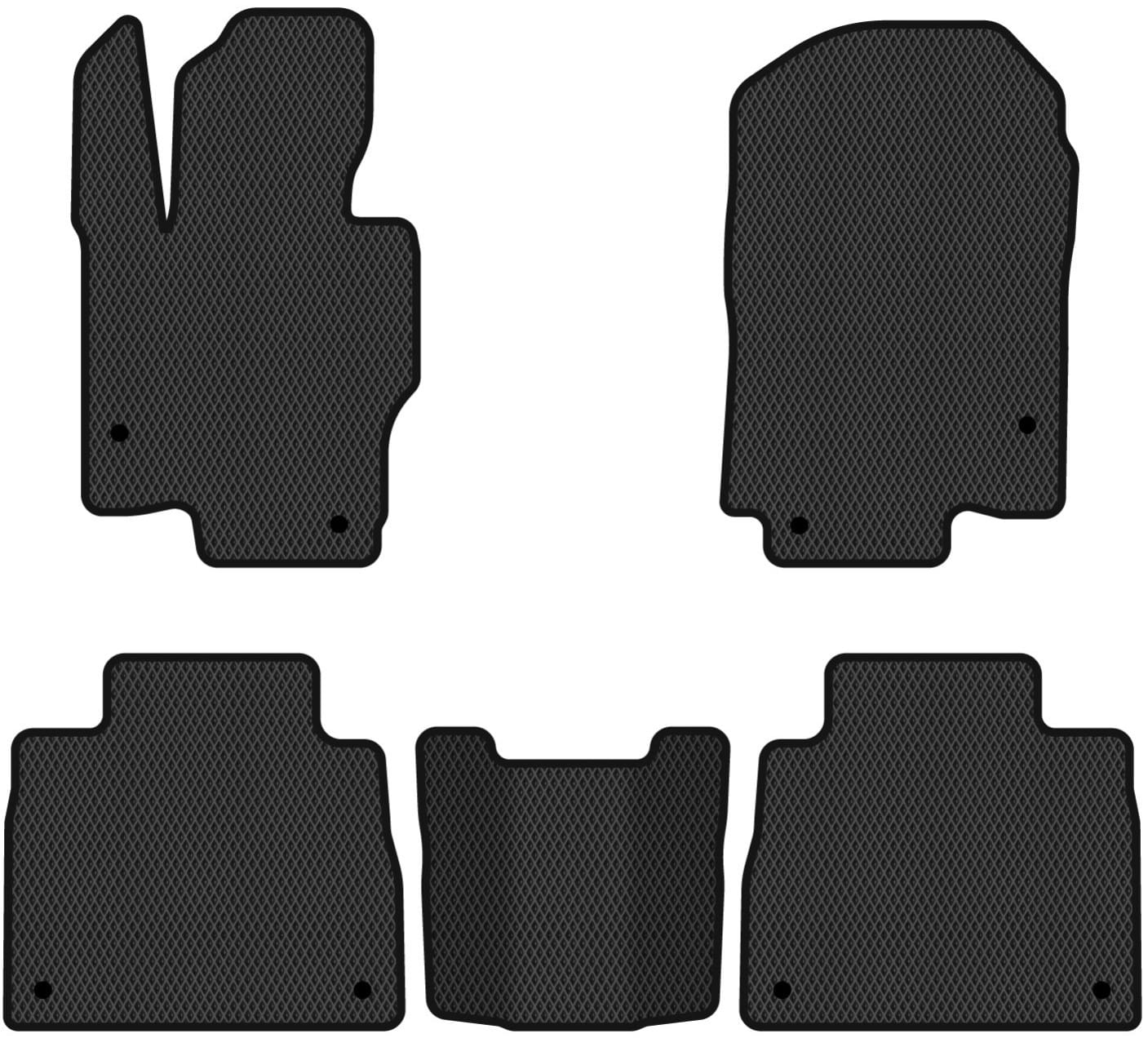 EVA килимки в салон авто EVAtech для GLS-Class (X167) 7 seats Mercedes-Benz 2019 3 покоління SUV EU MB1678C5MS8RBB