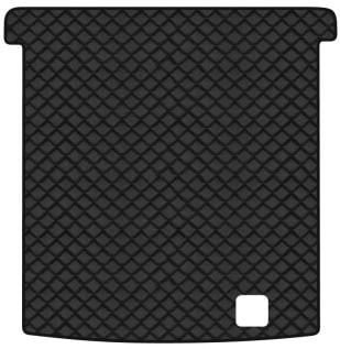 Коврик из экокожи в багажник авто EVAtech ECO для ML-Class (W164) Mercedes-Benz 2005-2011 2 поколение SUV EU MB1800BD1BBLB