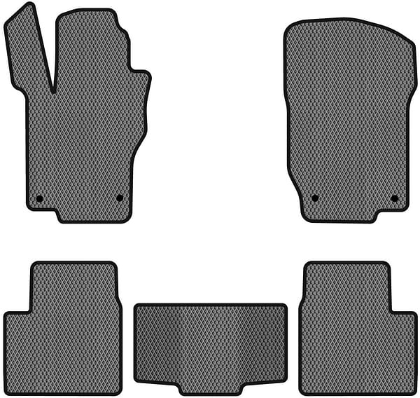 Фото - EVA коврики в салон авто EVAtech для ML-Class (W164) Mercedes-Benz 2005-2011 2 поколение SUV EU MB1800C5MS4RGB