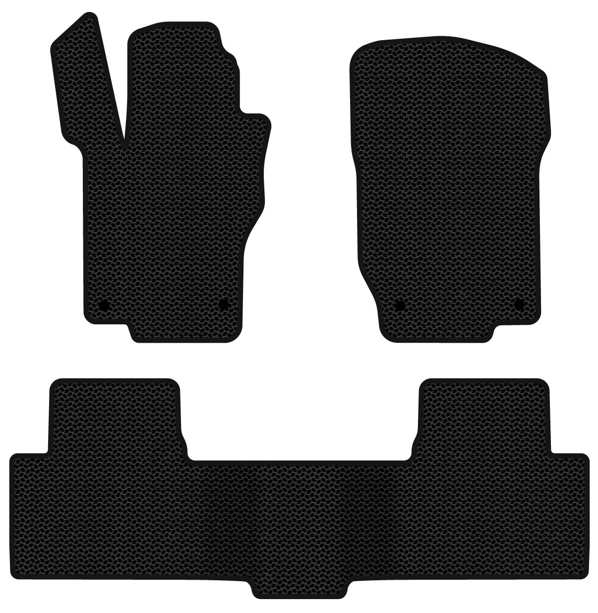 EVA коврики в салон авто EVAtech для ML-Class (W164) Mercedes-Benz 2005-2011 2 поколение SUV EU MB1800Z3MS4KBB