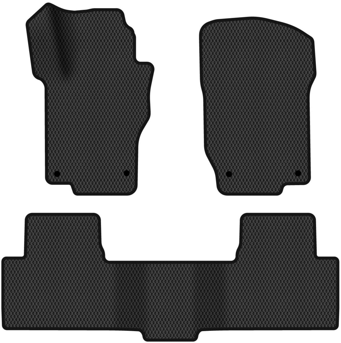 EVA коврики в салон авто EVAtech для ML-Class (W164) Mercedes-Benz 2005-2011 2 поколение SUV EU MB1800ZD3MS4RBB