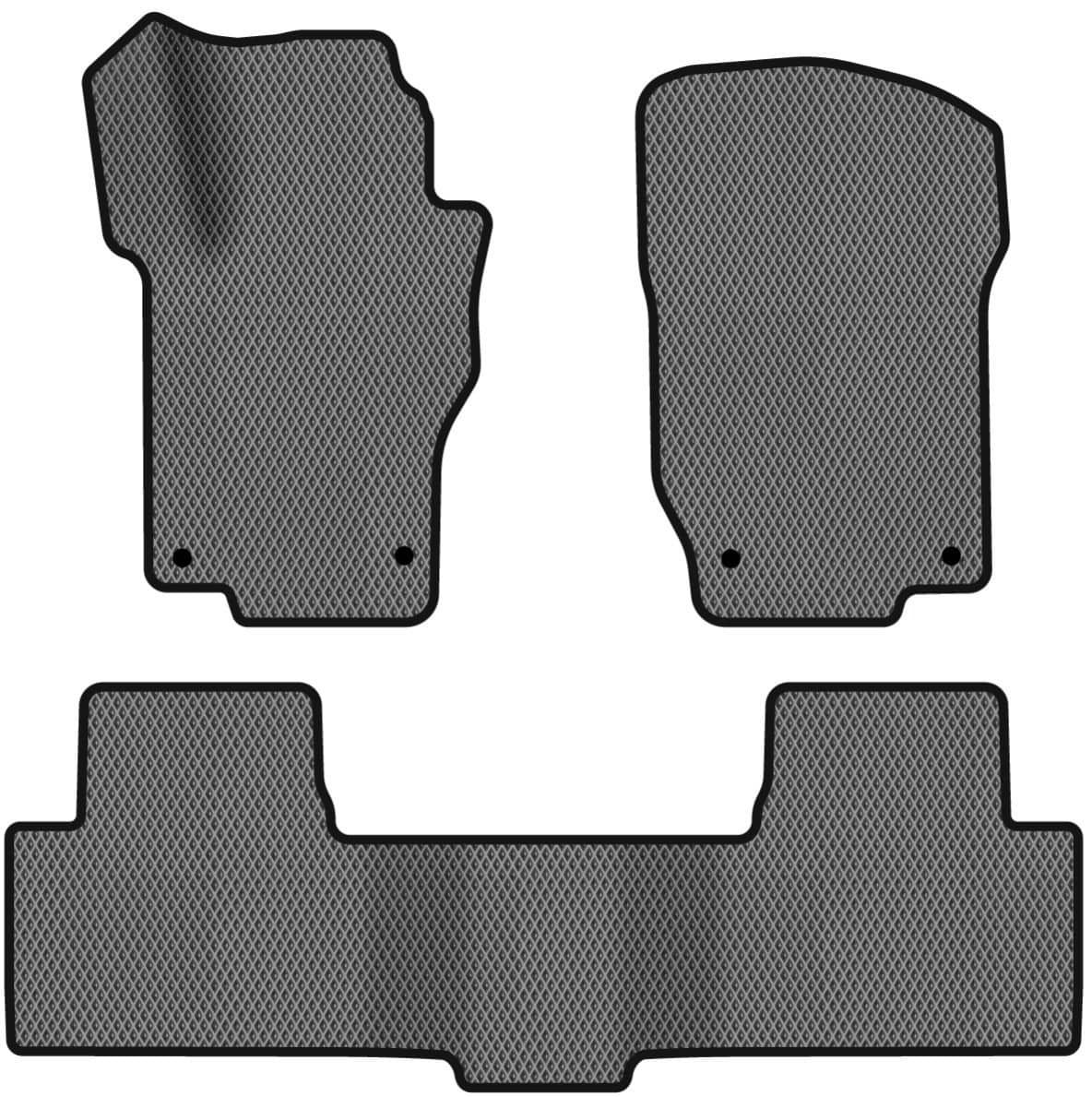 EVA коврики в салон авто EVAtech для ML-Class (W164) Mercedes-Benz 2005-2011 2 поколение SUV EU MB1800ZD3MS4RGB