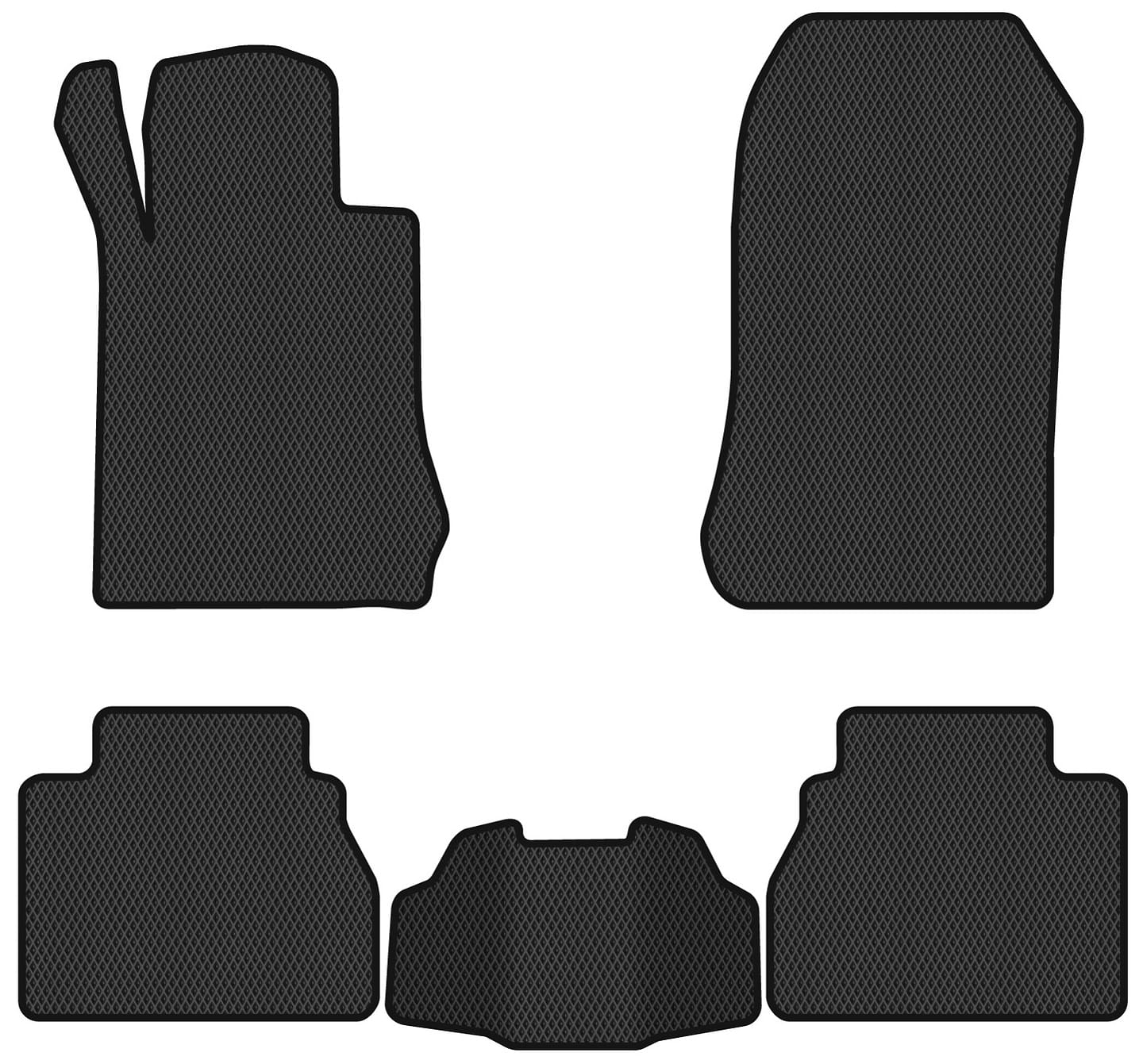 EVA килимки в салон авто EVAtech для E-Class (W210) RWD Mercedes-Benz 1995-2002 2 покоління Sedan EU MB21105C5RBB