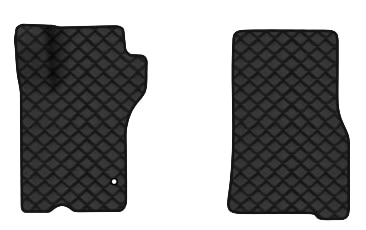 Коврики из экокожи в салон авто передние EVAtech ECO для ML-Class (W163) 5 seats Mercedes-Benz 1997-2005 1 поколение SUV EU (MB21205AD2MS1BBLB)