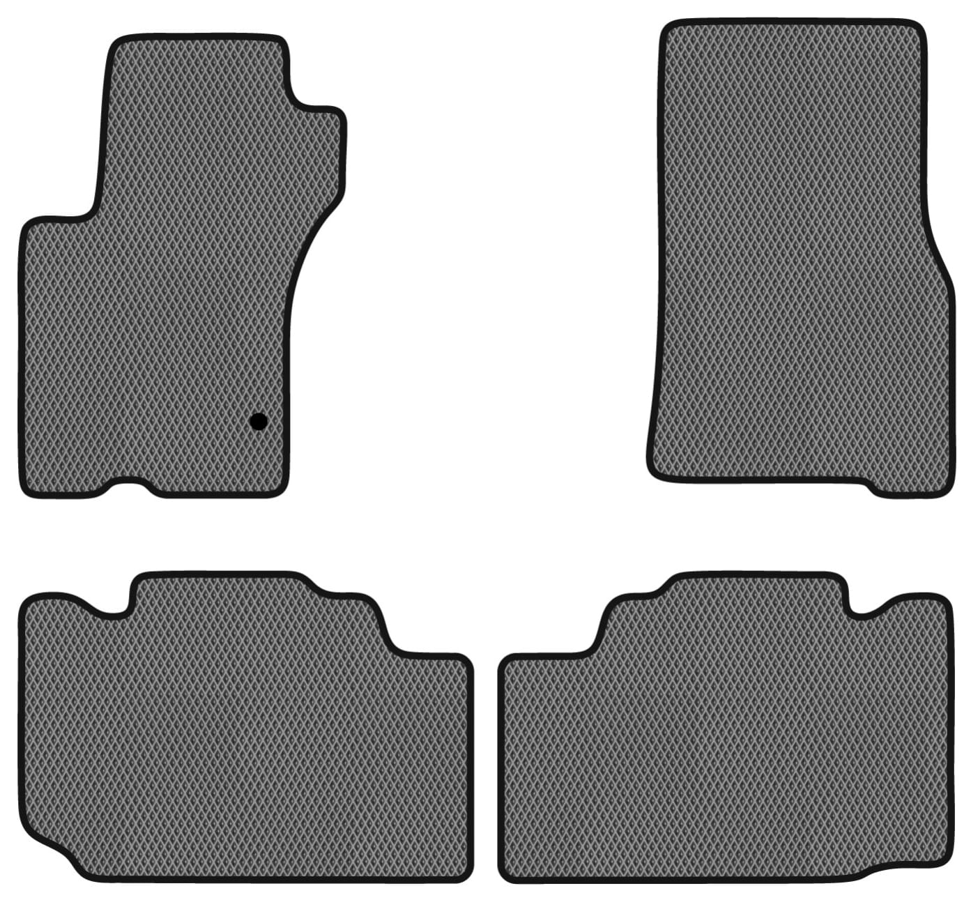 EVA коврики в салон авто EVAtech для ML-Class (W163) 5 seats Mercedes-Benz 1997-2005 1 поколение SUV EU MB21205PBC4MS1RGB