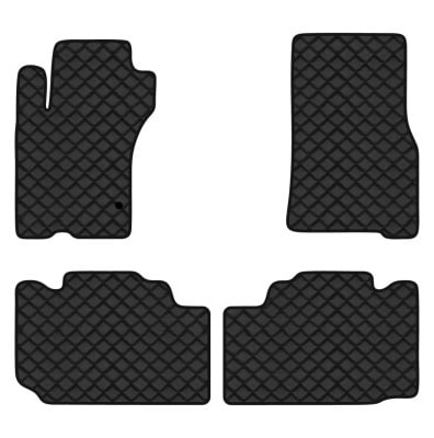 Коврики из экокожи в салон авто EVAtech для ML-Class (W163) 5 seats Mercedes-Benz 1997-2005 1 поколение SUV EU (MB21205PC4MS1BBB)