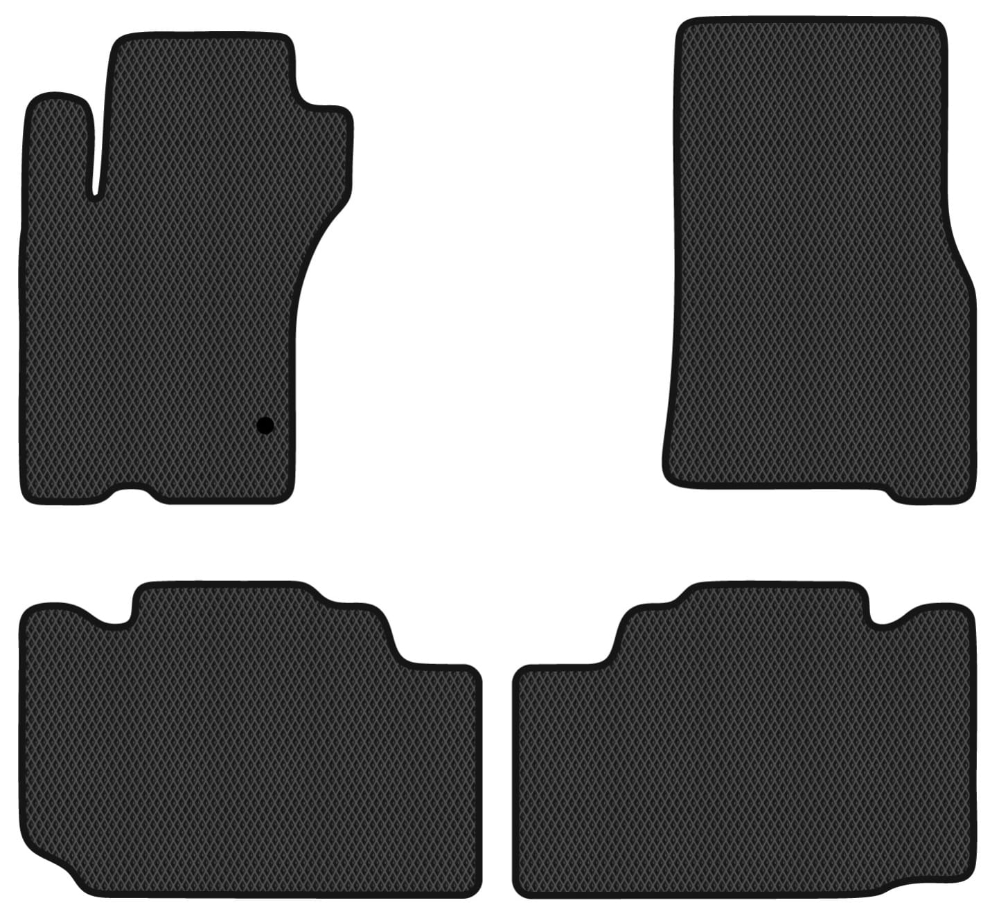 EVA коврики в салон авто EVAtech для ML-Class (W163) 5 seats Mercedes-Benz 1997-2005 1 поколение SUV EU MB21205PC4MS1RBB