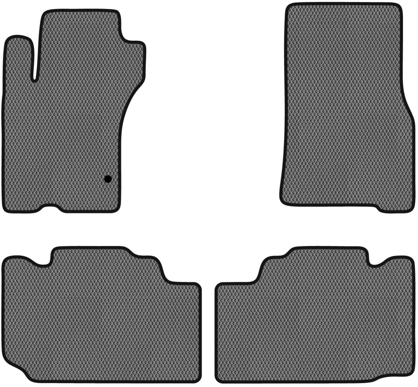 EVA коврики в салон авто EVAtech для ML-Class (W163) 5 seats Mercedes-Benz 1997-2005 1 поколение SUV EU MB21205PC4MS1RGB