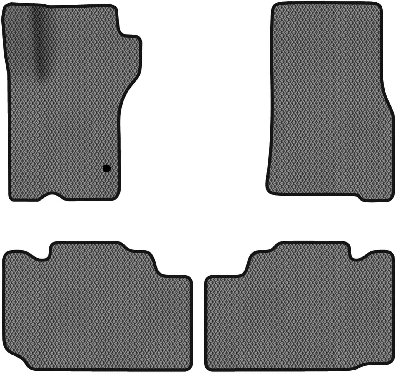 EVA коврики в салон авто EVAtech для ML-Class (W163) 5 seats Mercedes-Benz 1997-2005 1 поколение SUV EU MB21205PDC4MS1RGB