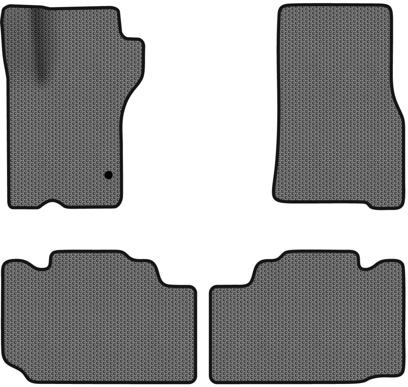 EVA коврики в салон авто EVAtech для ML-Class (W163) 5 seats Mercedes-Benz 1997-2005 1 поколение SUV EU MB21205PDC4MS1SGB