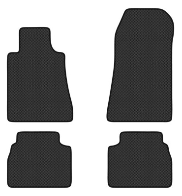 Фото - Коврики из экокожи в салон авто EVAtech для 190 (W201) Mercedes-Benz 1982-1993 1 поколение Sedan EU (MB21616PB4BBB)