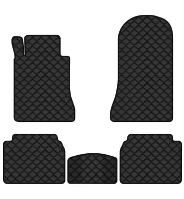 Коврики из экокожи в салон авто EVAtech для E-Class (W124) Mercedes-Benz 1984-1997 1 поколение Sedan EU (MB21719C5BBB)