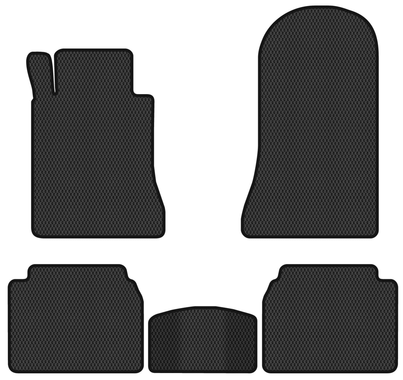 EVA килимки в салон авто EVAtech для E-Class (W124) Mercedes-Benz 1984-1997 1 покоління Sedan EU MB21719C5RBB