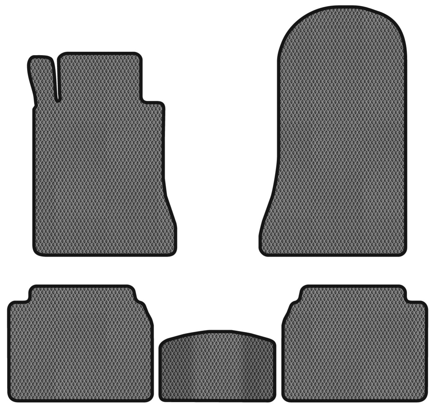 EVA килимки в салон авто EVAtech для E-Class (W124) Mercedes-Benz 1984-1997 1 покоління Sedan EU MB21719C5RGB
