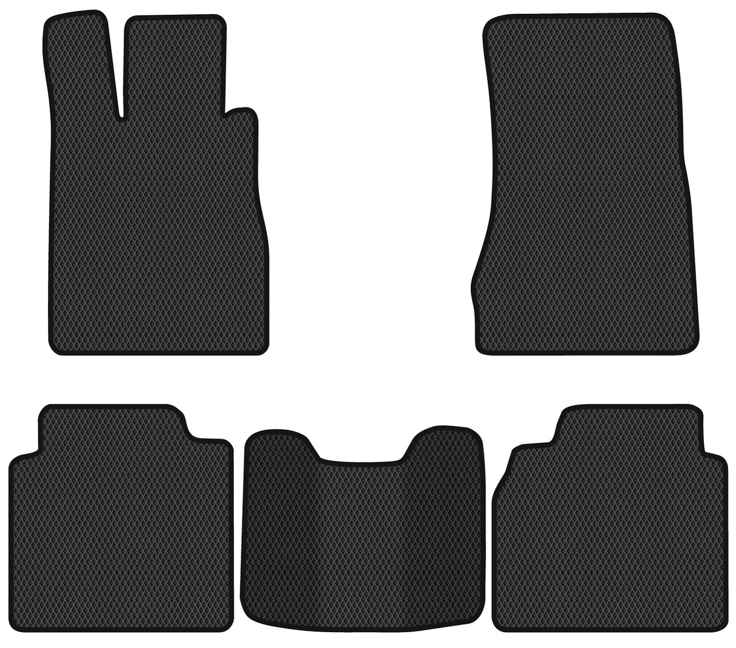 EVA килимки в салон авто EVAtech для S-Class (W220) (Long) RWD Mercedes-Benz 1998-2005 4 покоління Sedan EU (MB21767C5RBB)