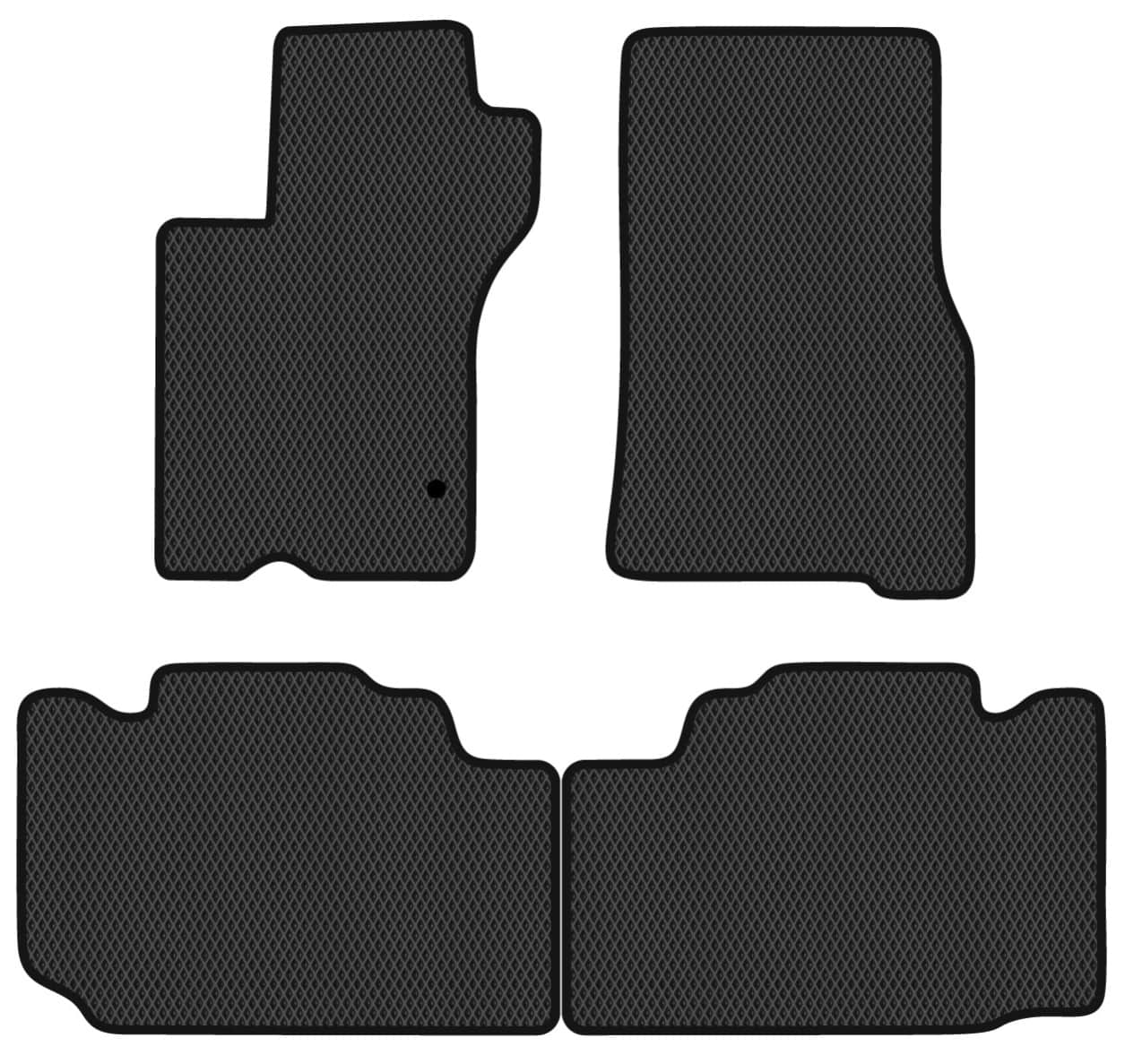 EVA коврики в салон авто EVAtech для ML-Class (W163) 7 seats Mercedes-Benz 1997-2005 1 поколение SUV EU MB23267PBC4MS1RBB