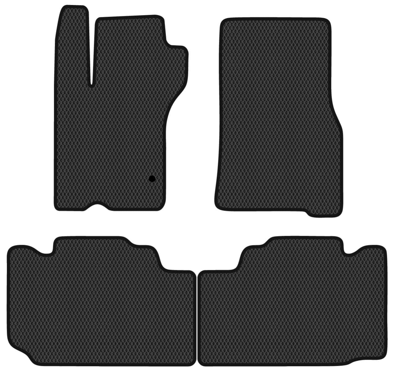 EVA коврики в салон авто EVAtech для ML-Class (W163) 7 seats Mercedes-Benz 1997-2005 1 поколение SUV EU MB23267PC4RBB