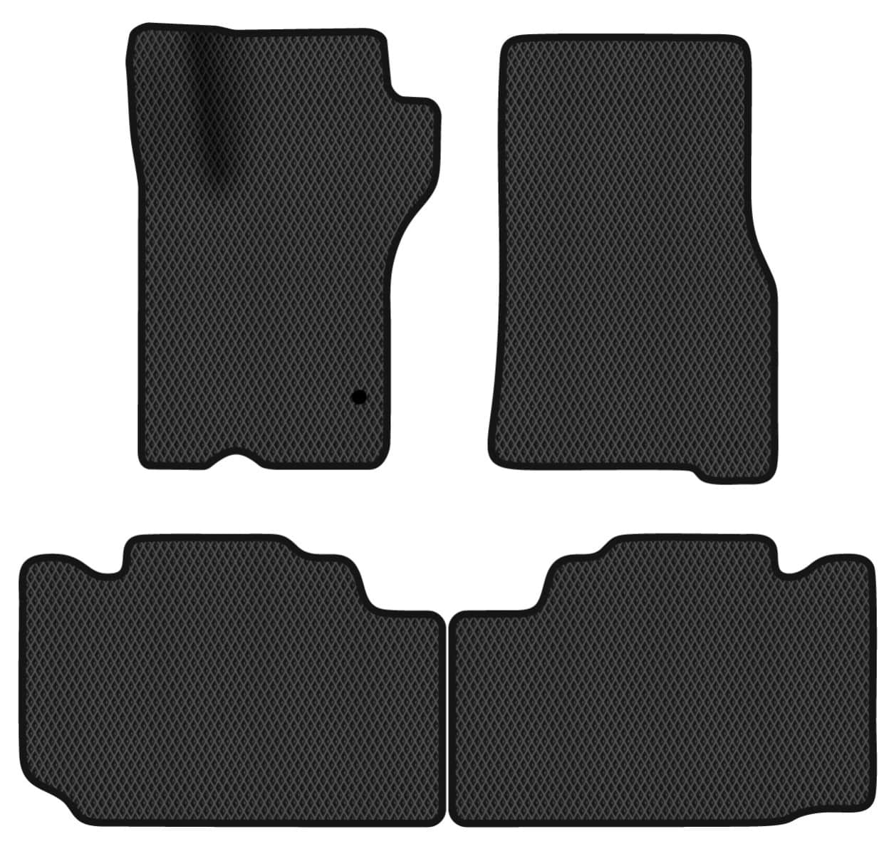 EVA коврики в салон авто EVAtech для ML-Class (W163) 7 seats Mercedes-Benz 1997-2005 1 поколение SUV EU MB23267PDC4RBB