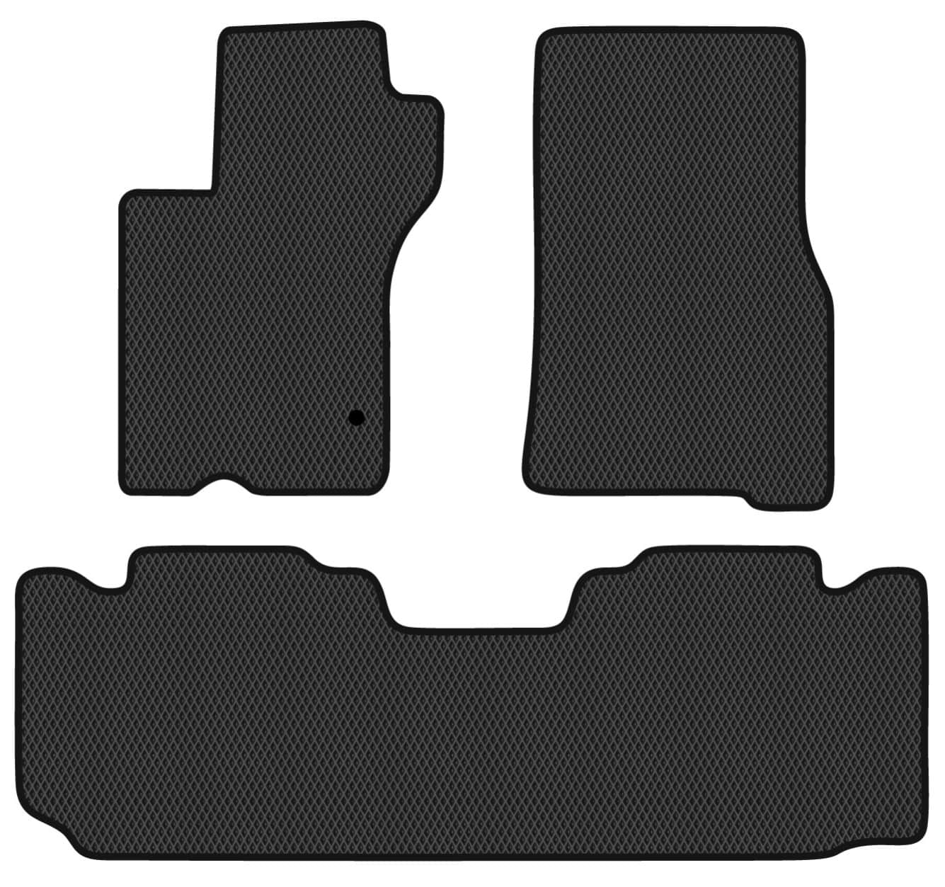 EVA коврики в салон авто EVAtech для ML-Class (W163) 7 seats Mercedes-Benz 1997-2005 1 поколение SUV EU MB23267ZB3MS1RBB