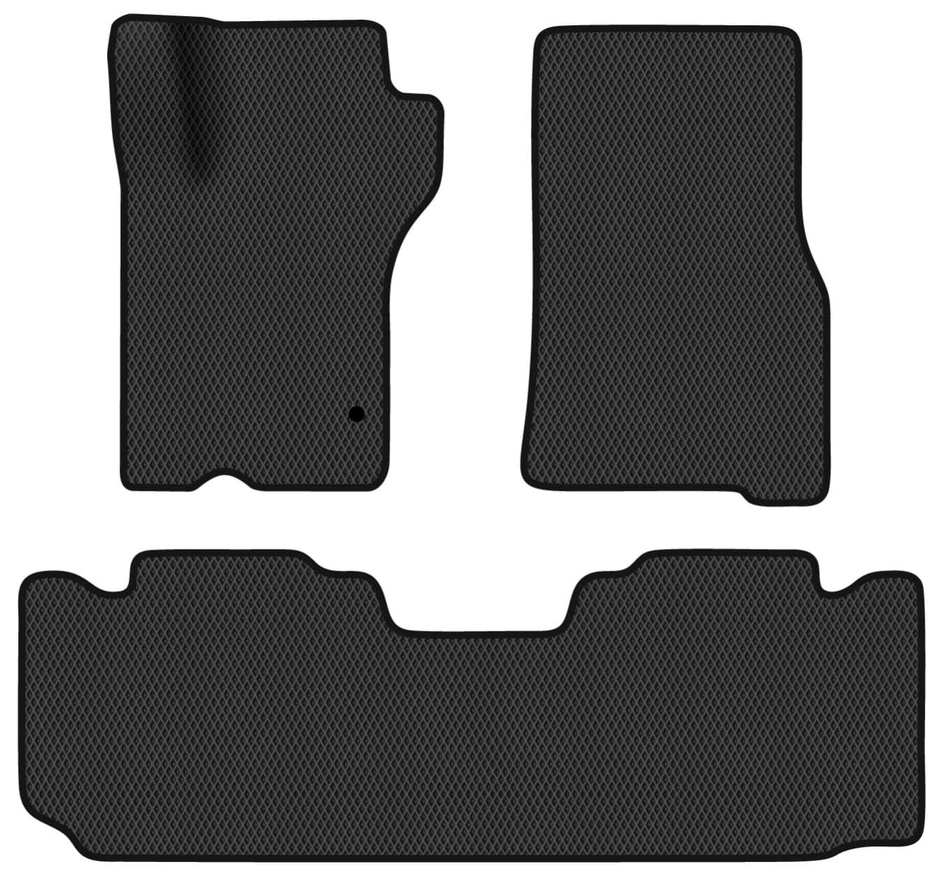 EVA коврики в салон авто EVAtech для ML-Class (W163) 7 seats Mercedes-Benz 1997-2005 1 поколение SUV EU MB23267ZD3RBB