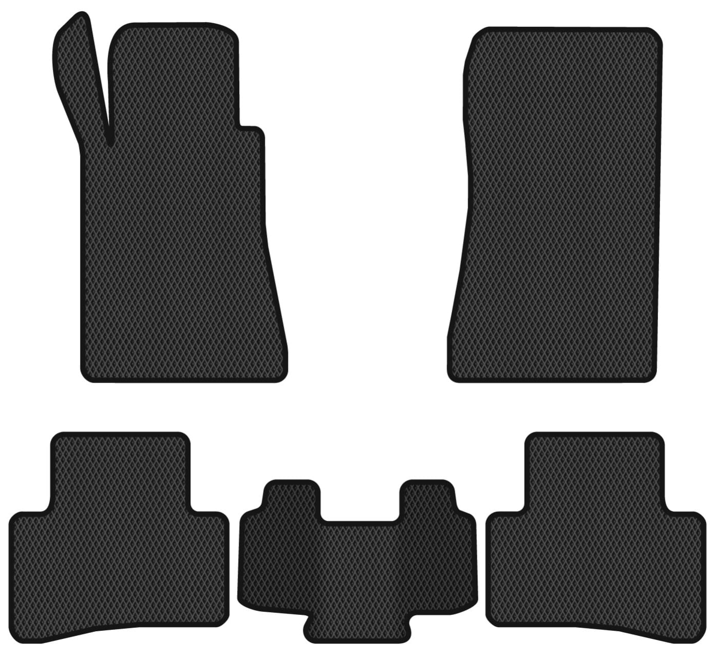 EVA коврики в салон авто EVAtech для C-Class (W202) Mercedes-Benz 1993-2001 1 поколение Sedan EU MB2929C5RBB