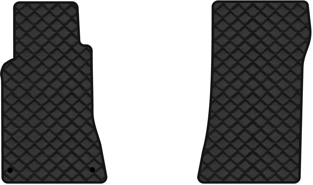 Коврики из экокожи в салон авто передние EVAtech ECO для C-Class (W203) RWD Mercedes-Benz 2000-2007 1 поколение Sedan EU (MB3152AB2MS2BBB)