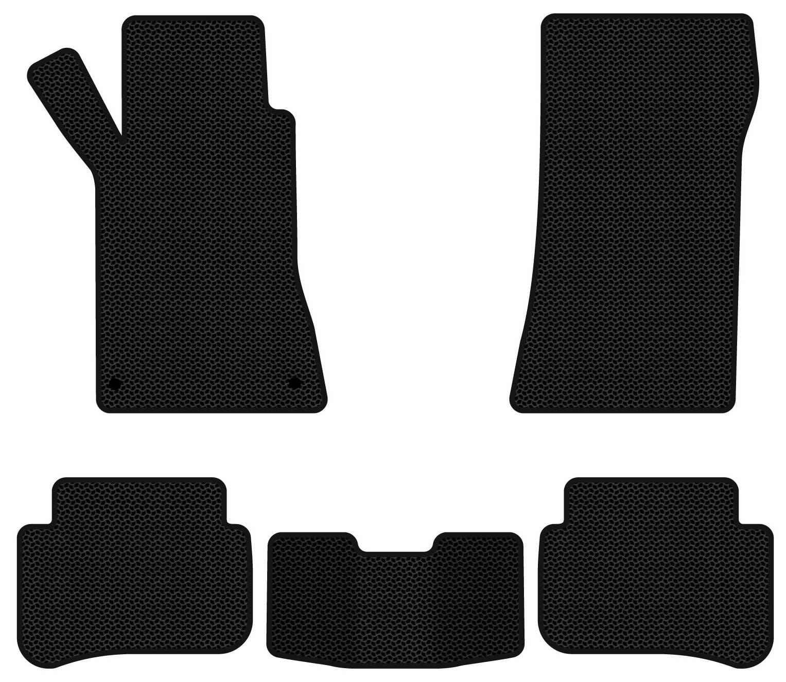 EVA килимок в багажник авто EVAtech для C-Class (W203) RWD Mercedes-Benz 2000-2007 1 покоління Sedan EU (MB3152B1RGB)