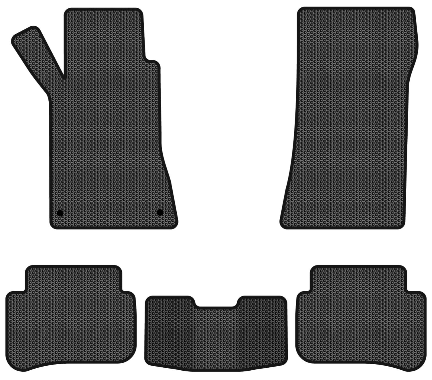 EVA коврики в салон авто EVAtech для C-Class (W203) RWD Mercedes-Benz 2000-2007 1 поколение Sedan EU MB3152C5MS2SBB