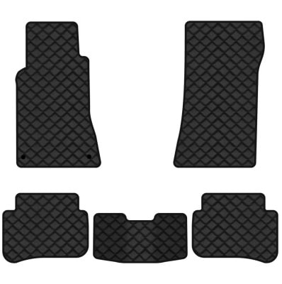 Коврики из экокожи в салон авто EVAtech для C-Class (W203) RWD Mercedes-Benz 2000-2007 1 поколение Sedan EU (MB3152CB5MS2BBB)