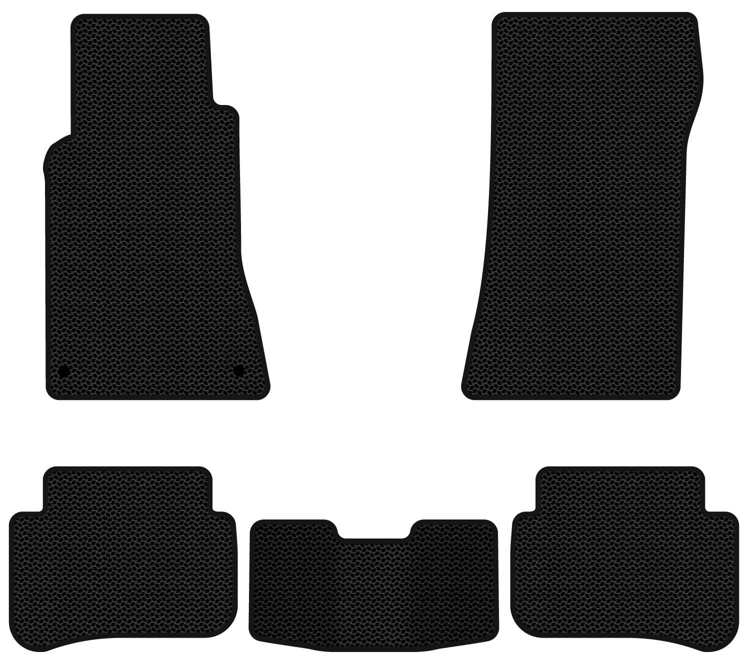 EVA коврики в салон авто EVAtech для C-Class (W203) RWD Mercedes-Benz 2000-2007 1 поколение Sedan EU MB3152CB5MS2KBB