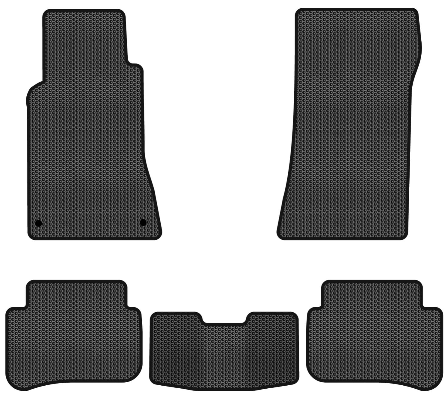 EVA коврики в салон авто EVAtech для C-Class (W203) RWD Mercedes-Benz 2000-2007 1 поколение Sedan EU MB3152CB5MS2SBB