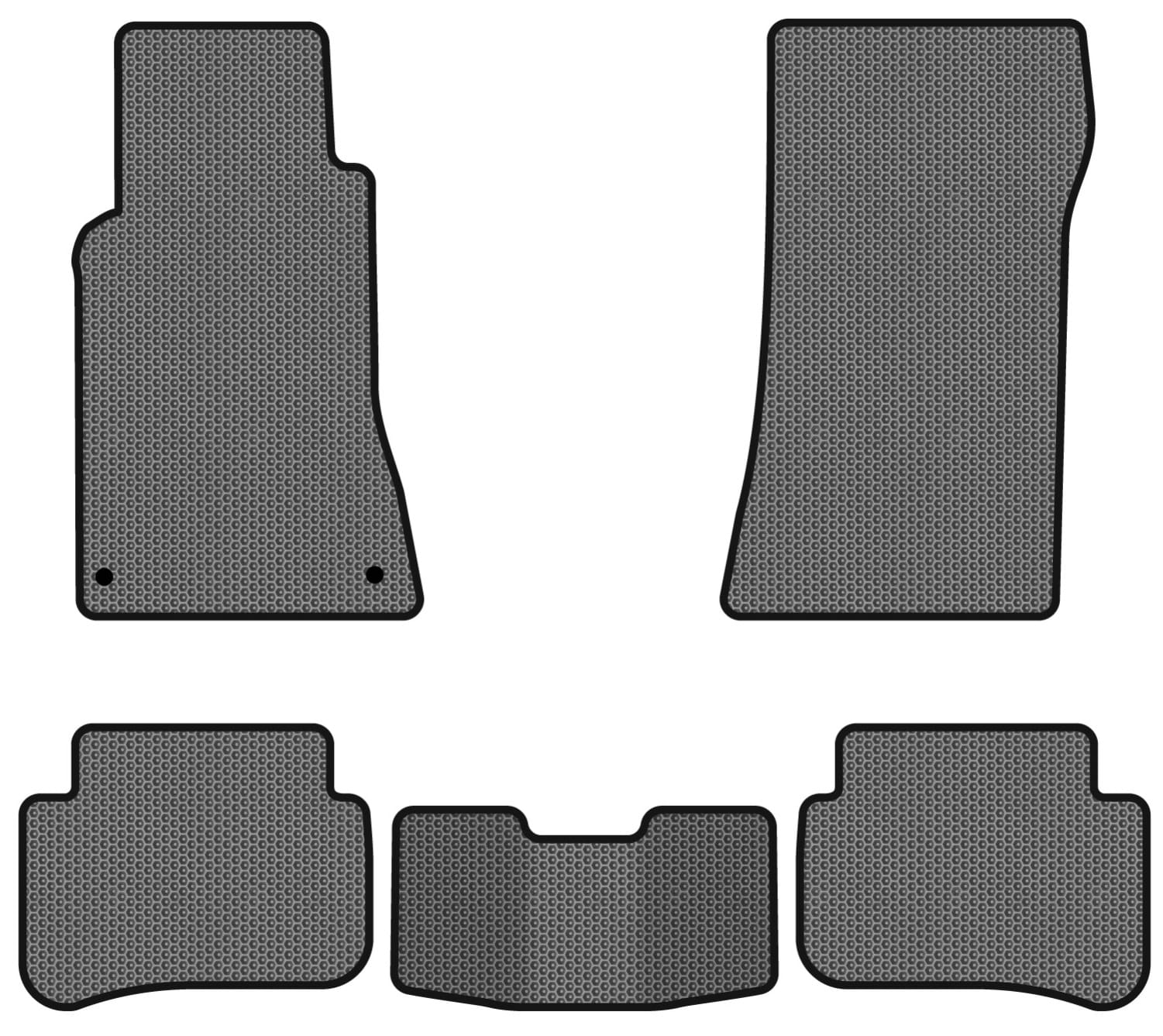 EVA коврики в салон авто EVAtech для C-Class (W203) RWD Mercedes-Benz 2000-2007 1 поколение Sedan EU MB3152CB5MS2SGB