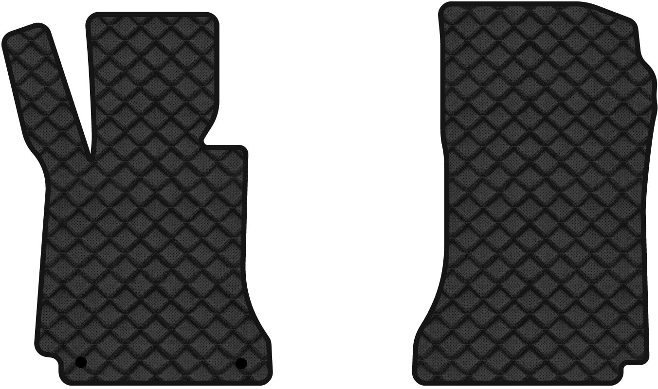 Коврики из экокожи в салон авто передние EVAtech ECO для C-Class (W204) Mercedes-Benz 2007-2015 1 поколение Sedan EU (MB3156A2MS2BBB)