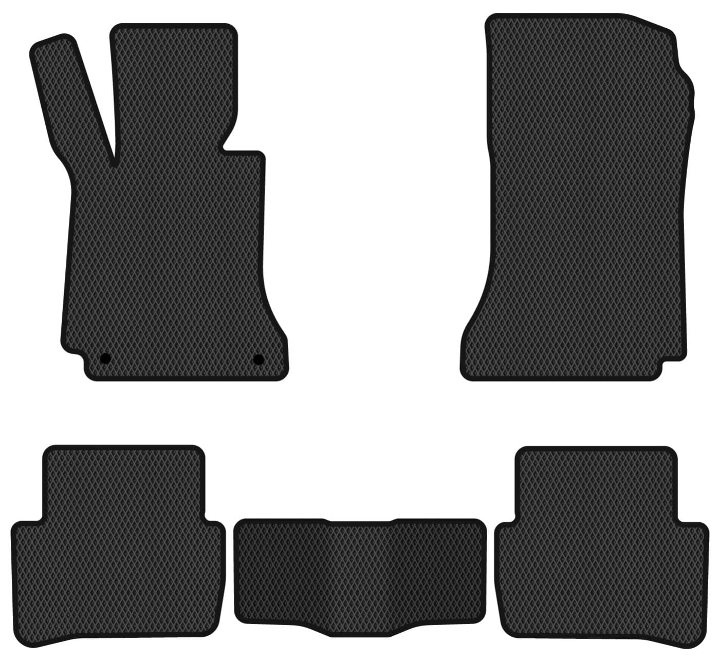 EVA коврики в салон авто EVAtech для C-Class (W204) Mercedes-Benz 2007-2015 1 поколение Combi EU MB32284C5MS2RBB