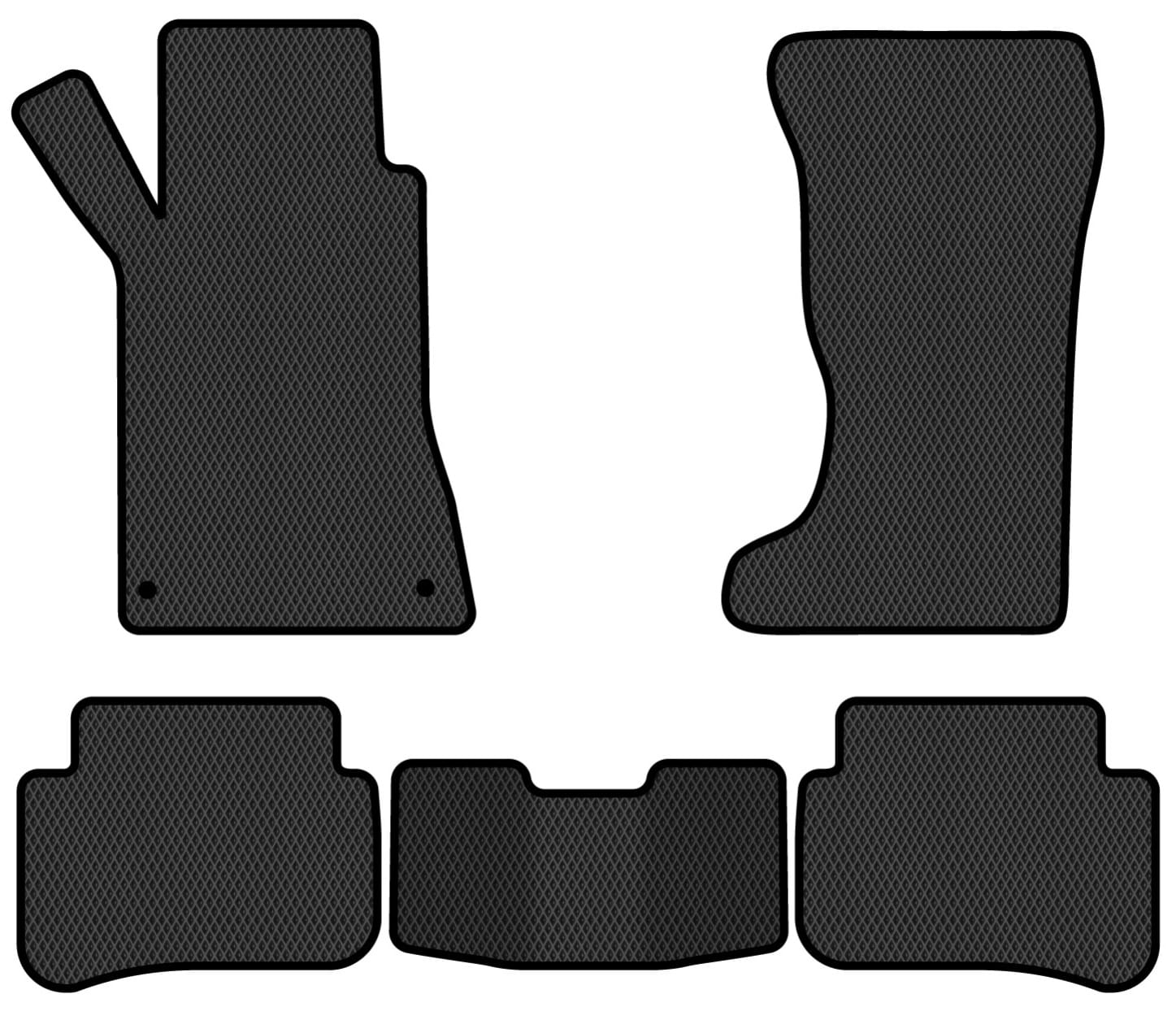 EVA коврики в салон авто EVAtech для C-Class (W203) 4WD Mercedes-Benz 2000-2007 1 поколение Combi EU MB32452C5MS2RBB