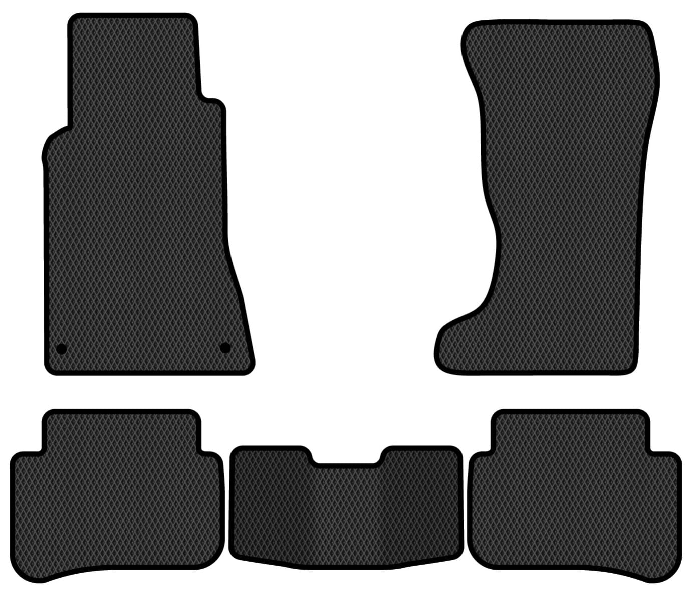 EVA коврики в салон авто EVAtech для C-Class (W203) 4WD Mercedes-Benz 2000-2007 1 поколение Combi EU MB32452CB5MS2RBB