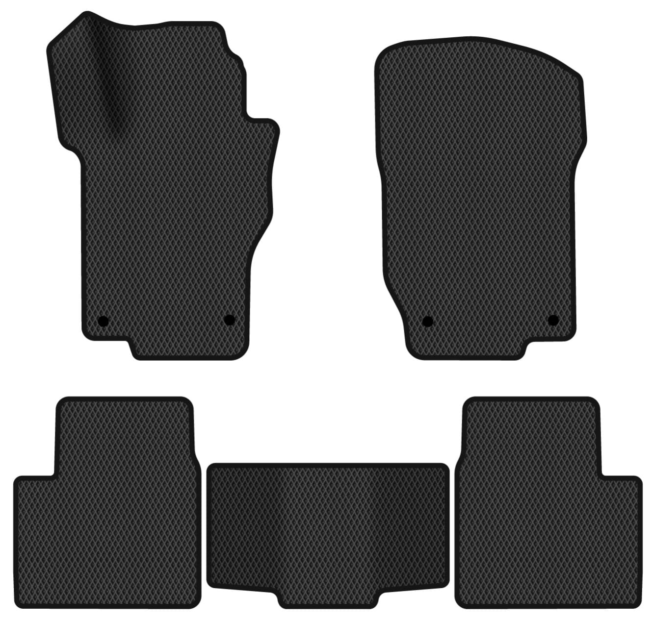 EVA коврики в салон авто EVAtech для GL-Class (X164) 7 seats Mercedes-Benz 2006-2012 1 поколение SUV USA MB33579CD5MS4RBB