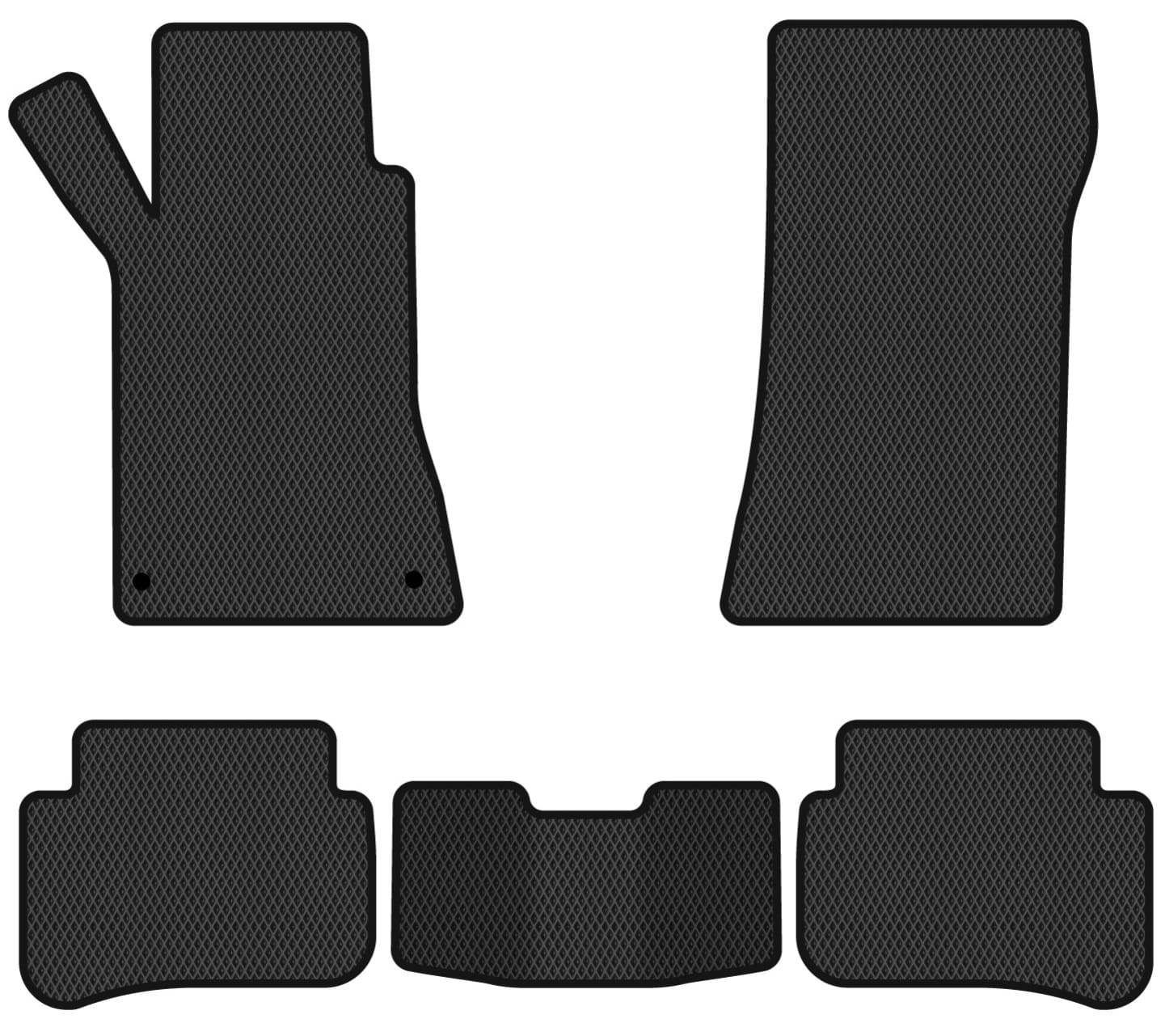 EVA коврики в салон авто EVAtech для C-Class (W203) RWD Mercedes-Benz 2000-2007 1 поколение Combi EU MB3362C5RBB