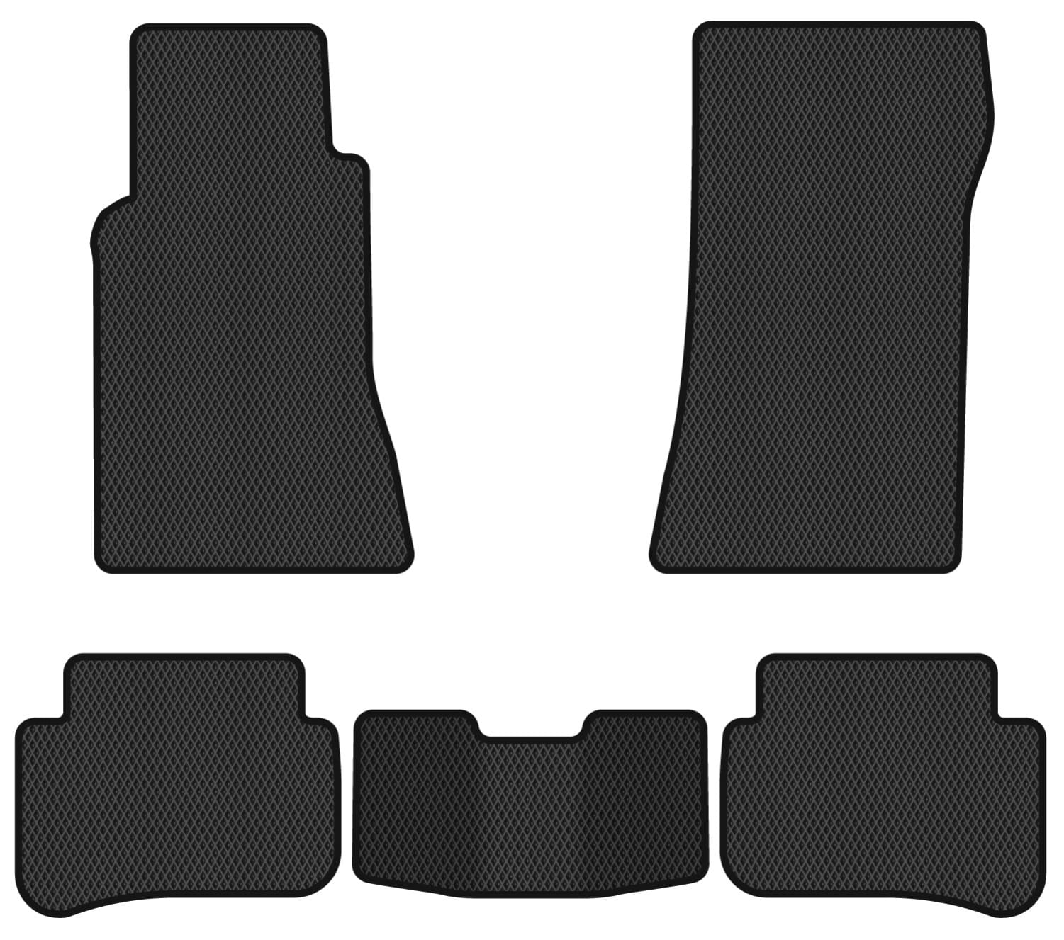 EVA коврики в салон авто EVAtech для C-Class (W203) RWD Mercedes-Benz 2000-2007 1 поколение Combi EU MB3362CB5RBB