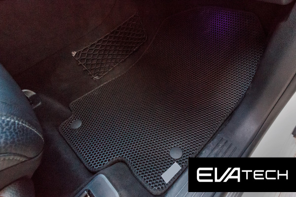 Фото - Коврики из экокожи в салон авто EVAtech для GLE-Class (W167) 5 seats Mercedes-Benz 2018 2 поколение SUV EU (MB3389C5MS8BBB)