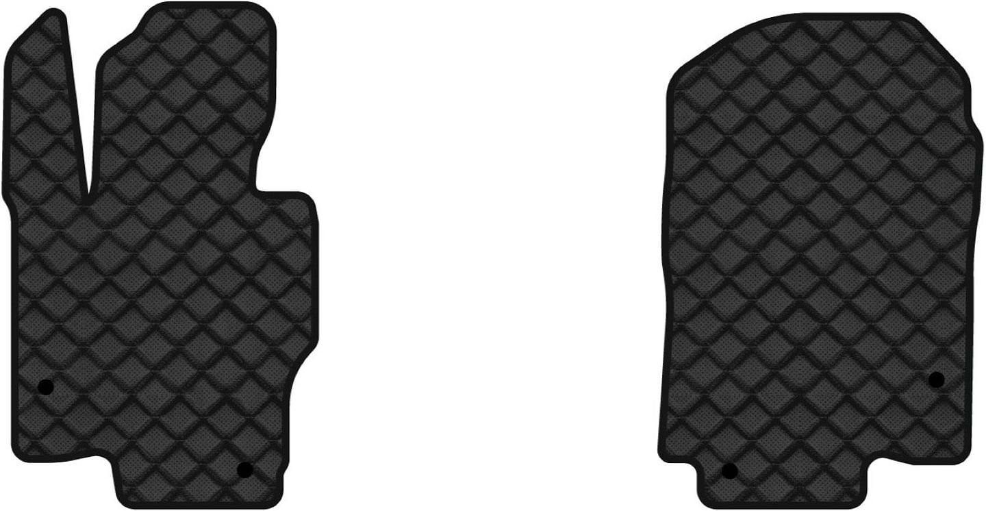 Килимки з екошкіри в салон авто передні EVAtech ECO для GLE-Class (W167) 5 seats Mercedes-Benz 2018 2 покоління SUV EU (MB3389A2MS4BBB)