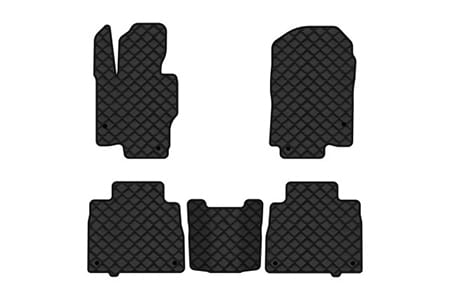 Фото - Коврики из экокожи в салон авто EVAtech для GLE-Class (W167) 5 seats Mercedes-Benz 2018 2 поколение SUV EU (MB3389C5MS8BBB)