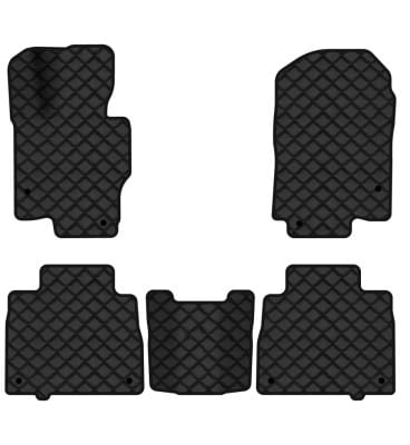 Коврики из экокожи в салон авто EVAtech для GLE-Class (W167) 5 seats Mercedes-Benz 2018 2 поколение SUV EU (MB3389CD5MS8BBB)