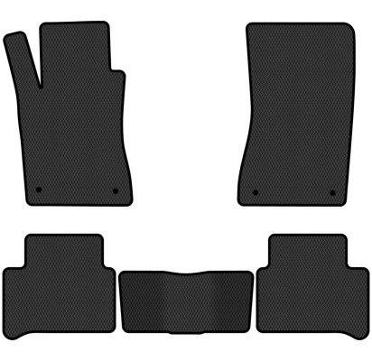Фото - Коврики из экокожи в салон авто EVAtech для E-Class (W211) RWD Mercedes-Benz 2002-2009 3 поколение Sedan EU (MB3400C5MS4BBLB)
