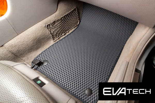 Фото - Коврики из экокожи в салон авто EVAtech для E-Class (W211) RWD Mercedes-Benz 2002-2009 3 поколение Sedan EU (MB3400C5MS4BBLB)