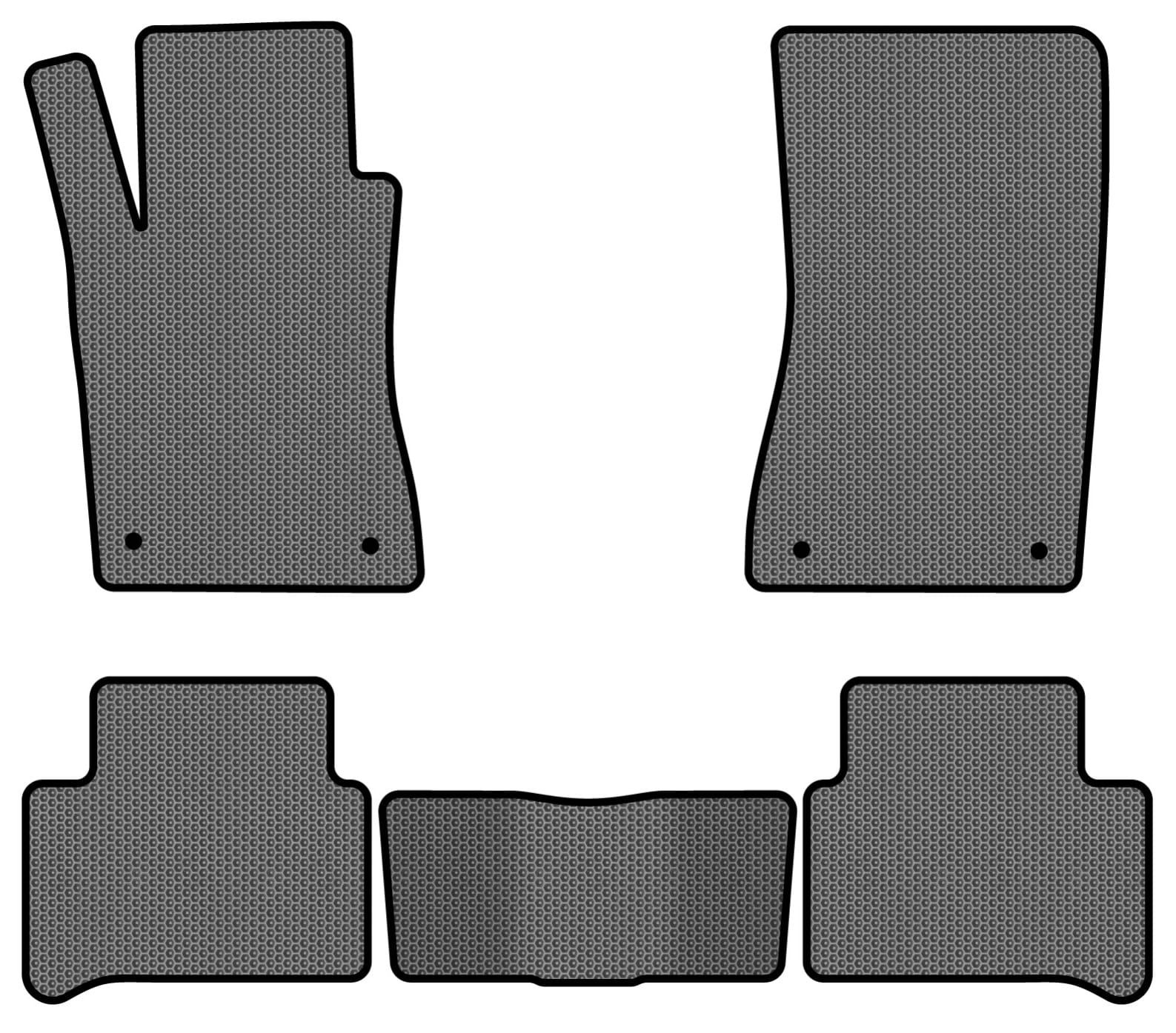 EVA килимки в салон авто EVAtech для E-Class (W211) RWD Mercedes-Benz 2002-2009 3 покоління Sedan EU MB3400C5MS4SGB
