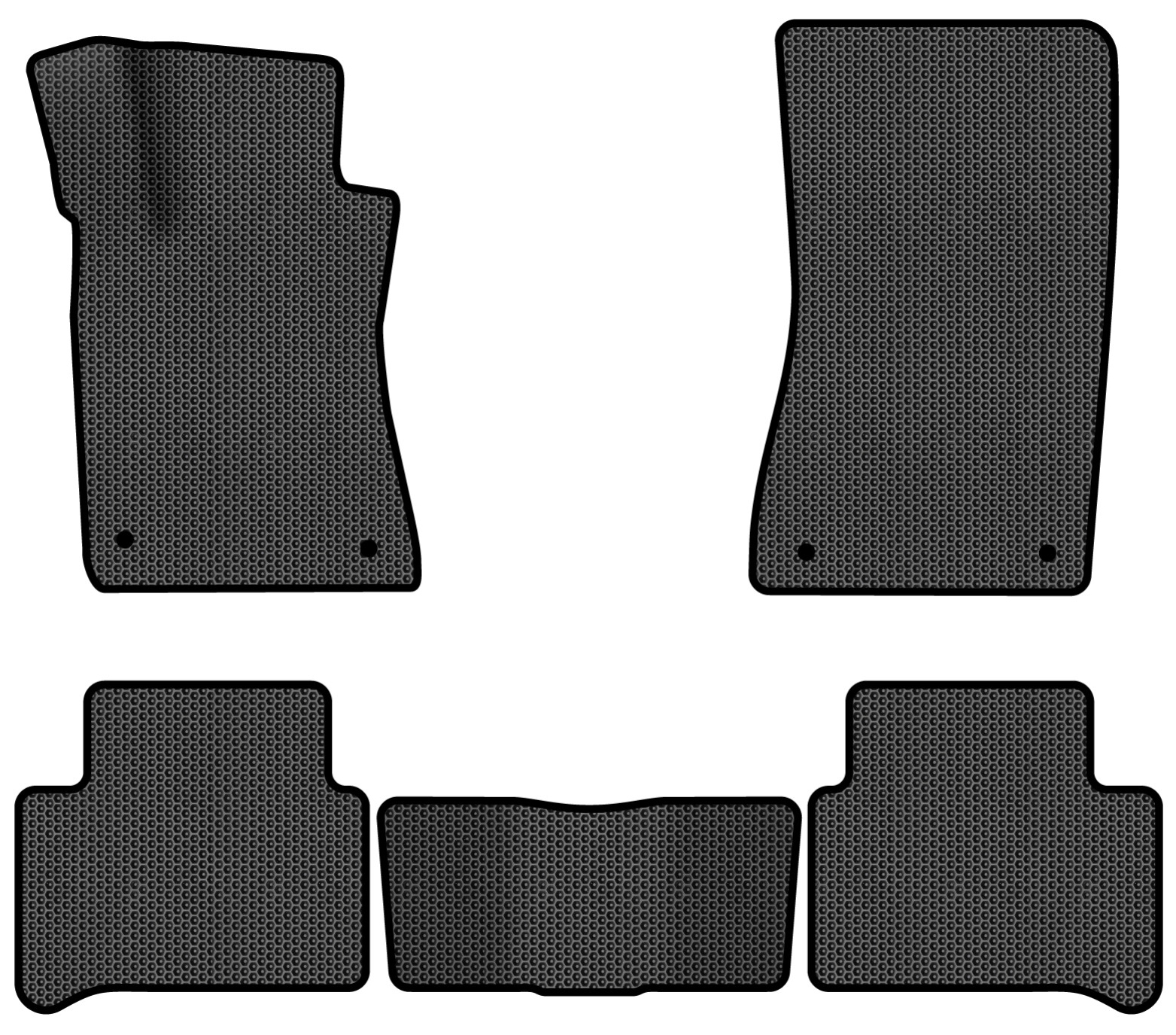 EVA коврики в салон авто EVAtech для E-Class (W211) RWD Mercedes-Benz 2002-2009 3 поколение Sedan EU MB3400CD5MS4SBB