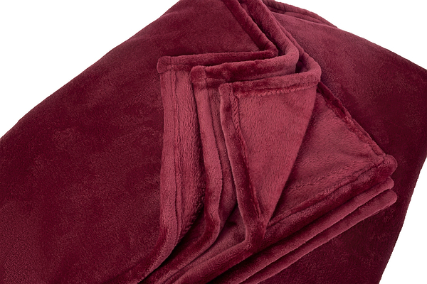 Фото - Набір плед + подушка в авто EVAtech M для Nissan червоні MBLMPSMRV021