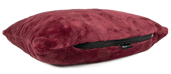 Фото - Набір плед + подушка в авто EVAtech із махри S для Lexus червоні (MBLMPSSRV114)