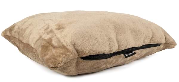 Фото - Набір плед + подушка в авто EVAtech із махри S для GMC бежеві (MBLMPSSIV070)